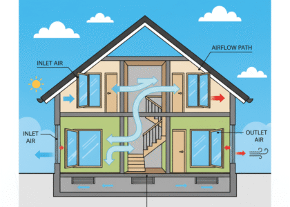 Desain Rumah dengan Ventilasi Silang:
